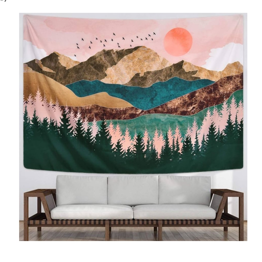 Mountain Tree Tapestry